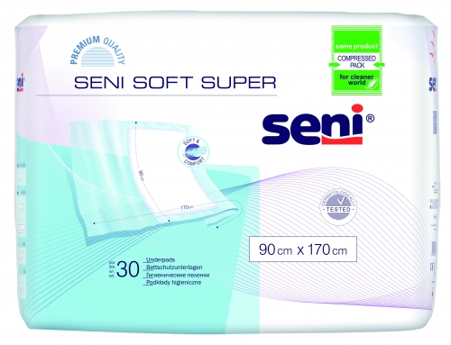 SENI SOFT SUPER 90X170CM 4x30 Stk. (120 Stück)